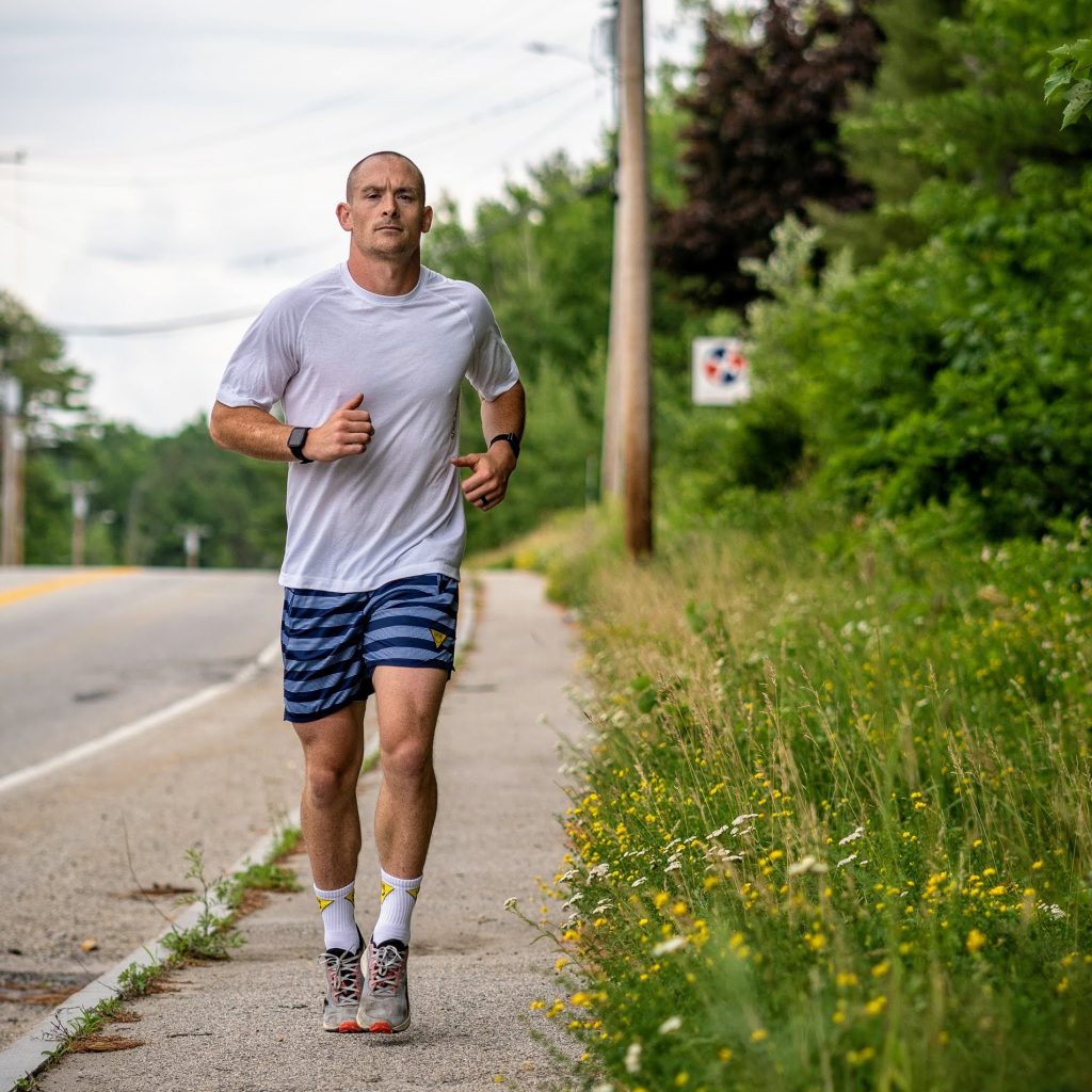 crossfit athlete running